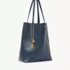 Chloé Spin Tote Bag aus genarbtem Leder Chloé Spin Tote Bag aus genarbtem Leder