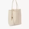 Chloé Spin Tote Bag aus genarbtem Leder Chloé Spin Tote Bag aus genarbtem Leder