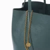 Chloé Spin Tote Bag aus genarbtem Leder Chloé Spin Tote Bag aus genarbtem Leder