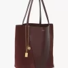Chloé Spin Tote Bag aus genarbtem Leder und Wildleder Chloé Spin Tote Bag aus genarbtem Leder und Wildleder