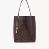 Chloé Spin Tote Bag aus Leder mit Python-Effekt Chloé Spin Tote Bag aus Leder mit Python-Effekt