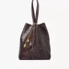 Chloé Spin Tote Bag aus Leder mit Python-Effekt Chloé Spin Tote Bag aus Leder mit Python-Effekt