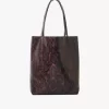 Chloé Spin Tote Bag aus Leder mit Python-Effekt Chloé Spin Tote Bag aus Leder mit Python-Effekt