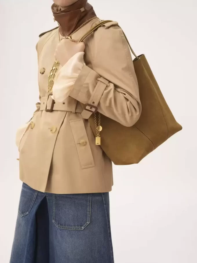 Chloé Spin Tote Bag aus Wildleder Chloé Spin Tote Bag aus Wildleder