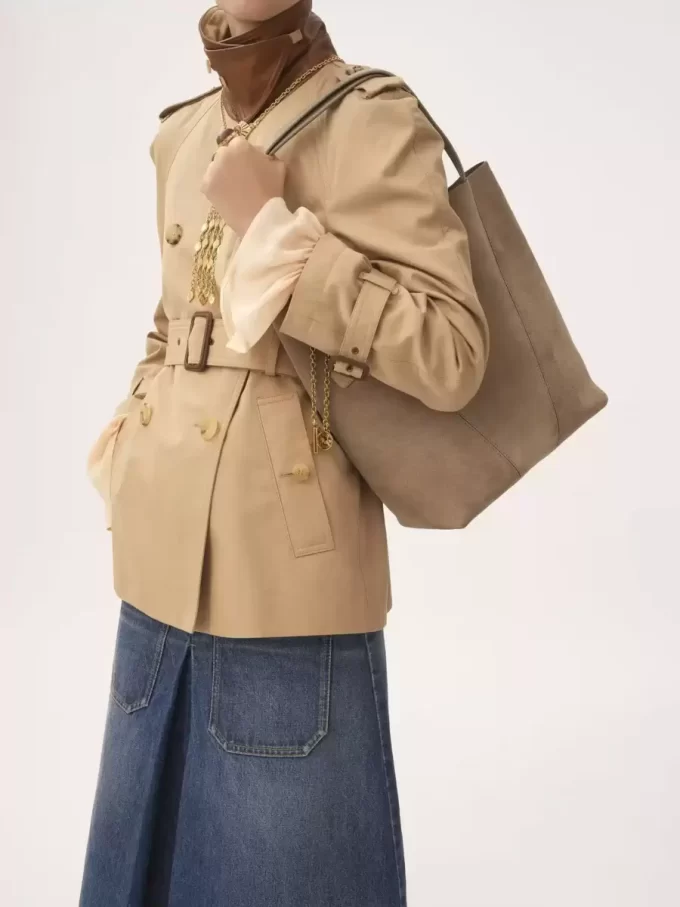 Chloé Spin Tote Bag aus Wildleder Chloé Spin Tote Bag aus Wildleder