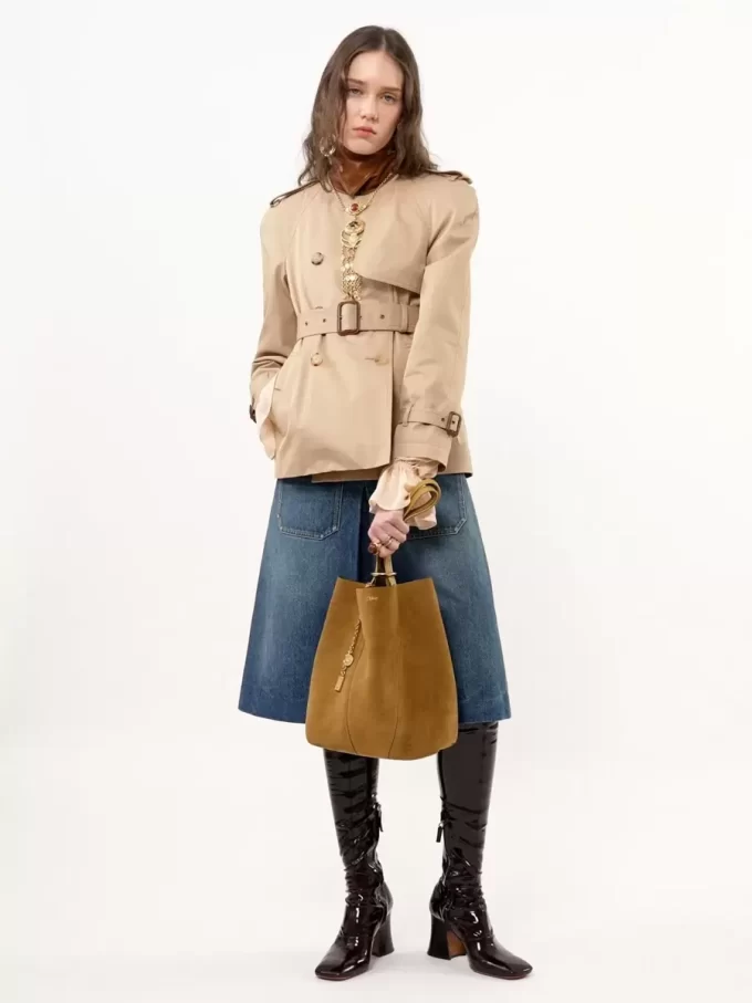 Chloé Spin Tote Bag aus Wildleder Chloé Spin Tote Bag aus Wildleder