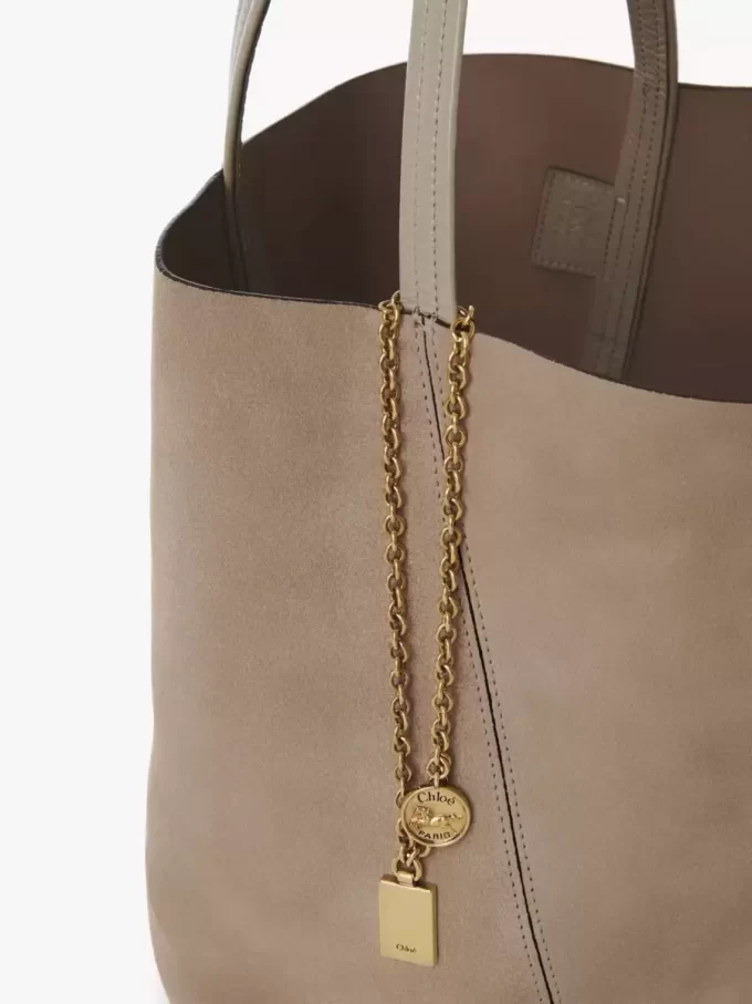 Chloé Spin Tote Bag aus Wildleder Chloé Spin Tote Bag aus Wildleder
