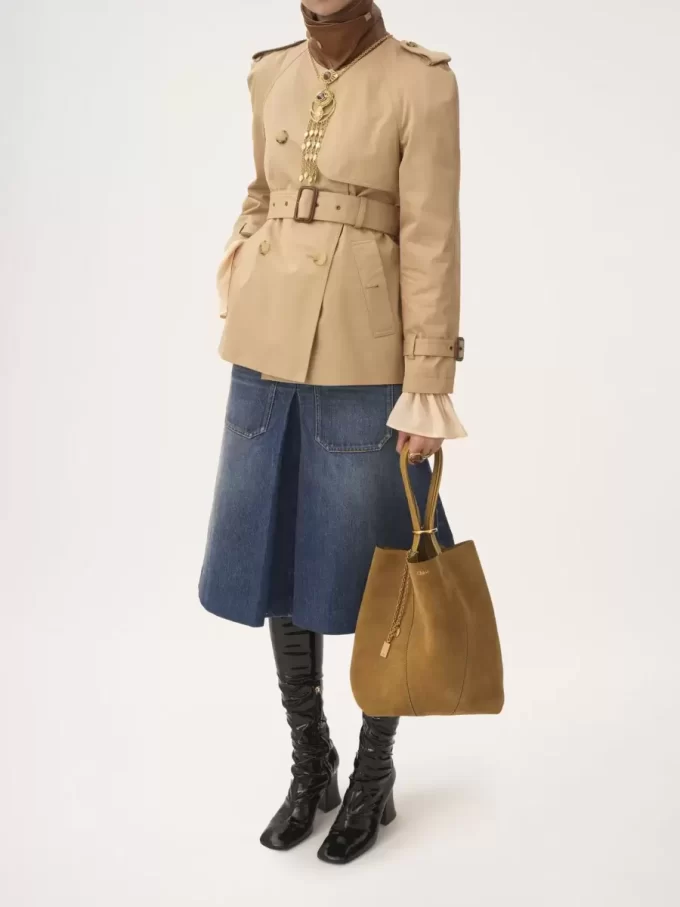 Chloé Spin Tote Bag aus Wildleder Chloé Spin Tote Bag aus Wildleder