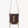 Château Treasures – Ketten-Flap-Tasche aus genarbtem Leder Château Treasures – Ketten-Flap-Tasche aus genarbtem Leder
