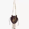 Château Treasures Umhängetasche aus genarbtem Leder und Wildleder Château Treasures Umhängetasche aus genarbtem Leder und Wildleder