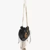 Château Treasures Umhängetasche aus genarbtem Leder und Wildleder Château Treasures Umhängetasche aus genarbtem Leder und Wildleder