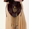 Château Treasures Umhängetasche aus genarbtem Leder und Wildleder Château Treasures Umhängetasche aus genarbtem Leder und Wildleder