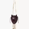 Château Treasures Umhängetasche aus genarbtem Leder und Wildleder Château Treasures Umhängetasche aus genarbtem Leder und Wildleder
