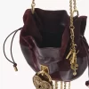 Château Treasures Umhängetasche aus genarbtem Leder und Wildleder Château Treasures Umhängetasche aus genarbtem Leder und Wildleder
