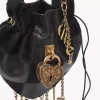 Château Treasures Umhängetasche aus genarbtem Leder und Wildleder Château Treasures Umhängetasche aus genarbtem Leder und Wildleder