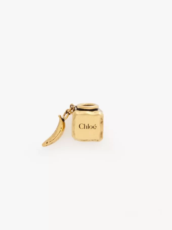 Cube Banana Dice Armbandanhänger aus Messing Cube Banana Dice Armbandanhänger aus Messing