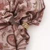 Das Chloé Paisley Haargummi aus Seidentwill