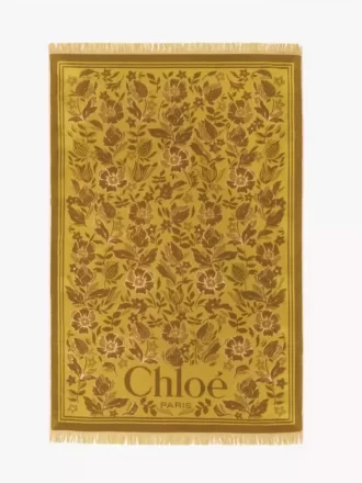 Das Chloé Plage Strandtuch aus Baumwollfrottee