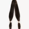 Der Chloé Chain Tails Schal aus Lammfell Der Chloé Chain Tails Schal aus Lammfell