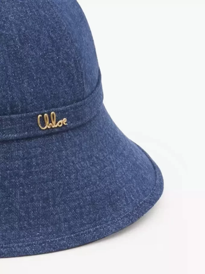 Der Chloé Iconic Bucket Hat aus Denim