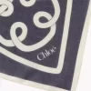 Der Chloé Iconic Print Schal aus Baumwolle und Seide