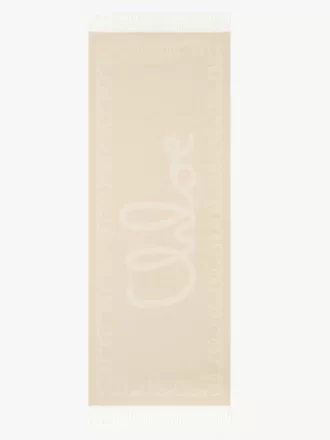 Der Chloé Iconic Schal aus Jacquardwolle