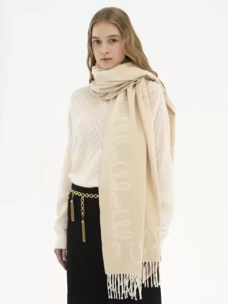 Der Chloé Iconic Schal aus Jacquardwolle