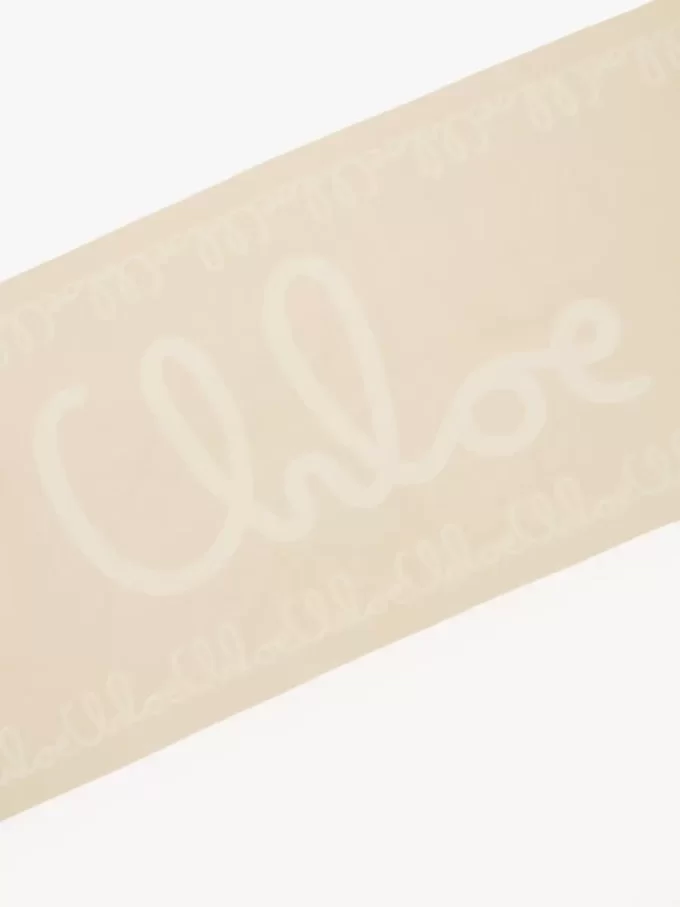 Der Chloé Iconic Schal aus Jacquardwolle