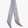Der Chloé Paisley Bandeau-Schal aus Seidencharmeuse Der Chloé Paisley Bandeau-Schal aus Seidencharmeuse