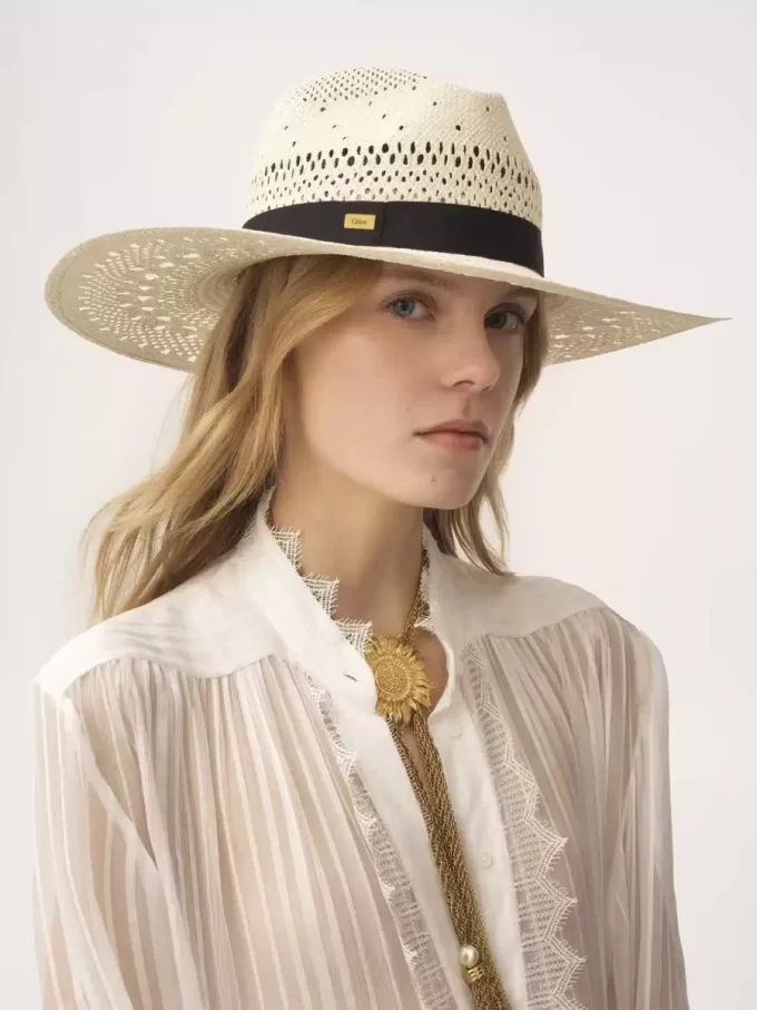 Der Chloé Panamahut aus Palmstroh