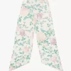 Der Chloé Peonies breiter Bandeau-Schal aus Seidencharmeuse Der Chloé Peonies breiter Bandeau-Schal aus Seidencharmeuse