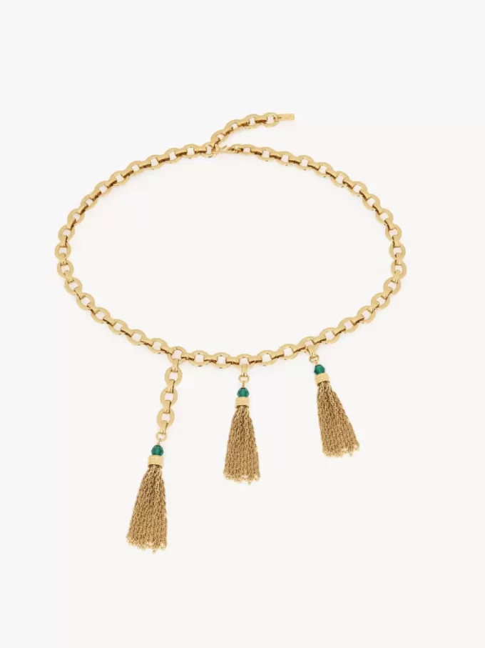 Der Chloé Pompoms Gürtel Der Chloé Pompoms Gürtel