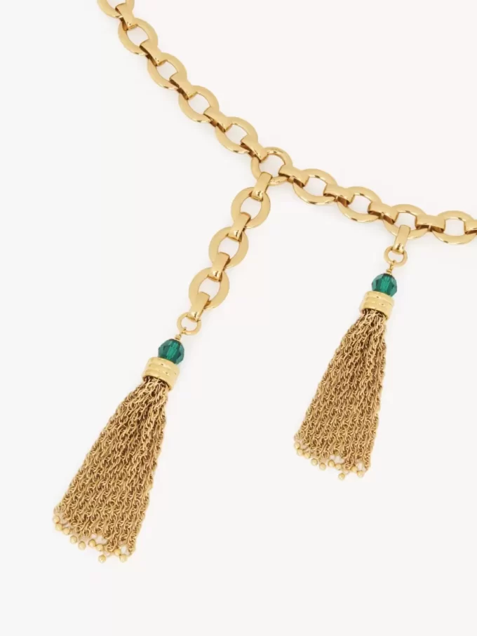 Der Chloé Pompoms Gürtel Der Chloé Pompoms Gürtel