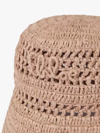 Der Chloé Sunset Bucket Hat aus Bast