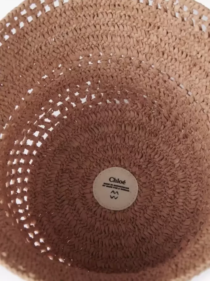 Der Chloé Sunset Bucket Hat aus Bast