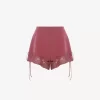 Dessous-Shorts aus Crêpe de Chine mit Spitzenbesatz Dessous-Shorts aus Crêpe de Chine mit Spitzenbesatz