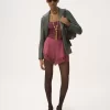 Dessous-Shorts aus Crêpe de Chine mit Spitzenbesatz Dessous-Shorts aus Crêpe de Chine mit Spitzenbesatz