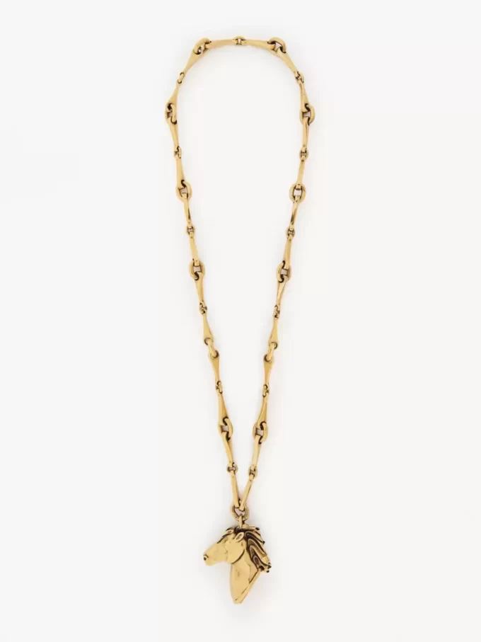 Die Chain Horse Halskette