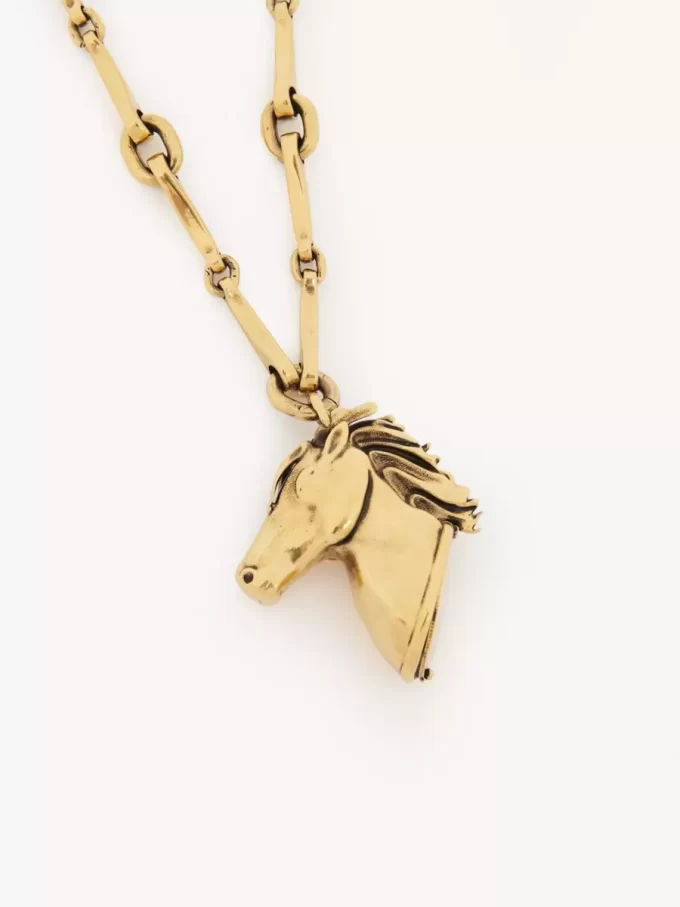 Die Chain Horse Halskette