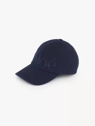 Die Chloé Essentials-Kappe aus gewaschener Baumwolle