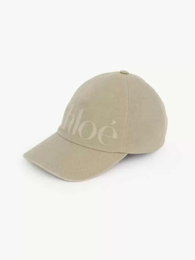 Die Chloé Essentials-Kappe aus gewaschener Baumwolle
