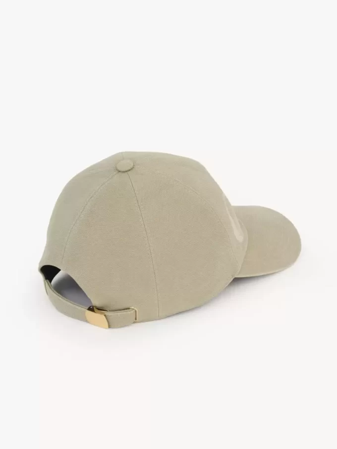 Die Chloé Essentials-Kappe aus gewaschener Baumwolle