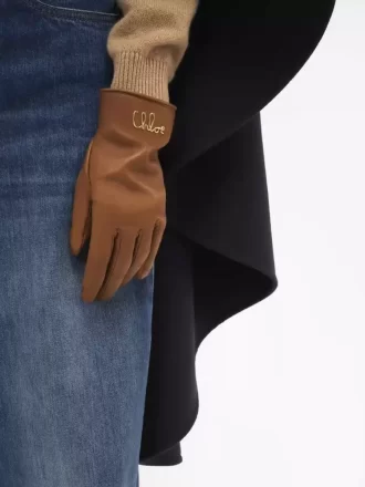 Die Chloé Iconic Handschuhe aus Leder