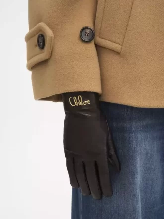 Die Chloé Iconic Handschuhe aus Leder