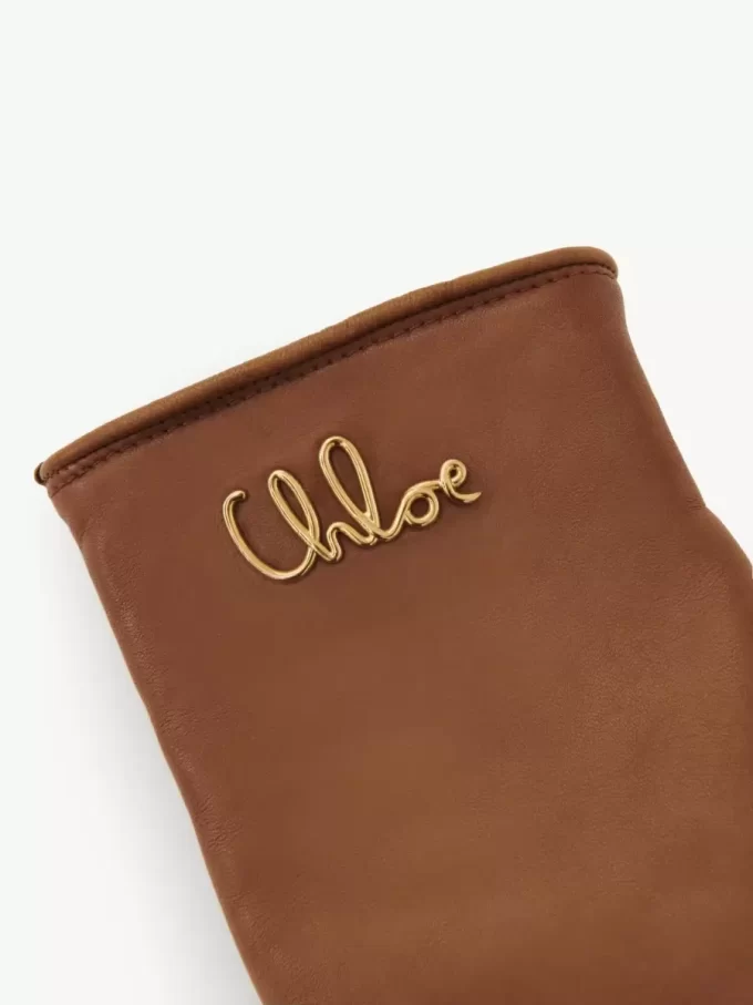 Die Chloé Iconic Handschuhe aus Leder