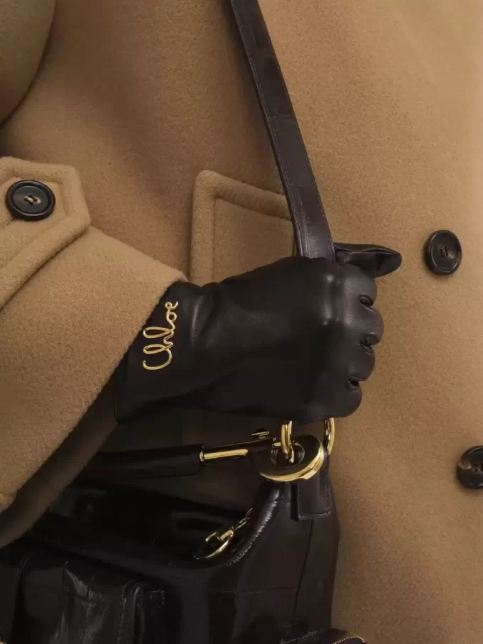 Die Chloé Iconic Handschuhe aus Leder