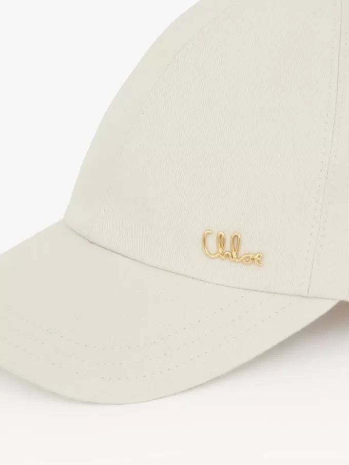 Die Chloé Iconic-Kappe aus Baumwoll-Canvas