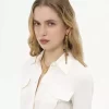 Die Chloé Pompoms Ohrringe Die Chloé Pompoms Ohrringe