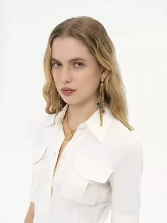 Die Chloé Pompoms Ohrringe