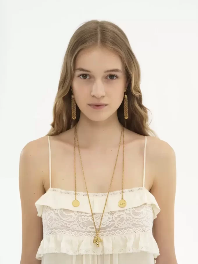Die Chloé Pompoms Ohrringe Die Chloé Pompoms Ohrringe